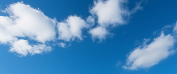 Blue sky clouds background. Beautiful blue sky and clouds natural background. vector illustration. Natural and cloudy fresh blue sky background. Natural sky beautiful blue and white texture backgroun	