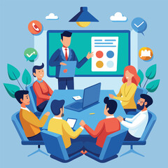 Business Conference, Office work, meeting  in the Office