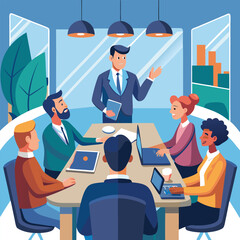 Business Conference, Office work, meeting  in the Office