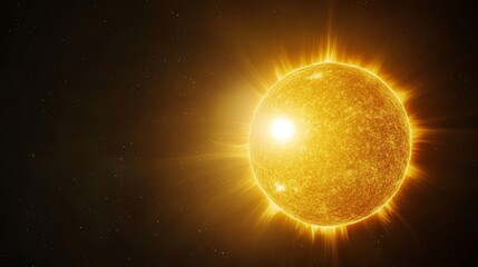 A vivid representation of a solar flare erupting from the sun, illustrating its intense energy and potential to cause geomagnetic storms.