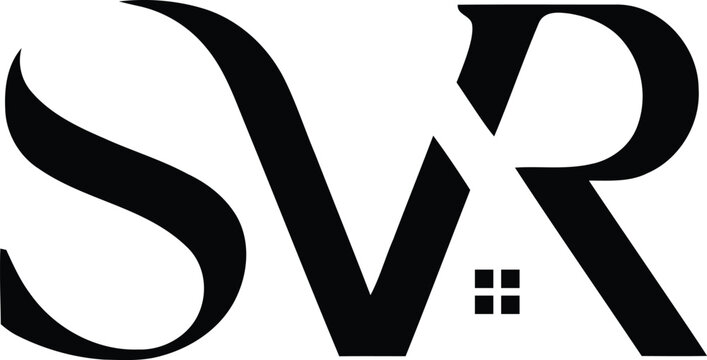 svr real estate logo design