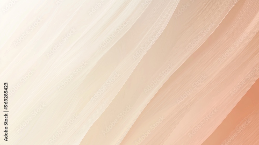 Poster a minimalist gradient background blending light beige to soft coral, creating a subtle, elegant wall