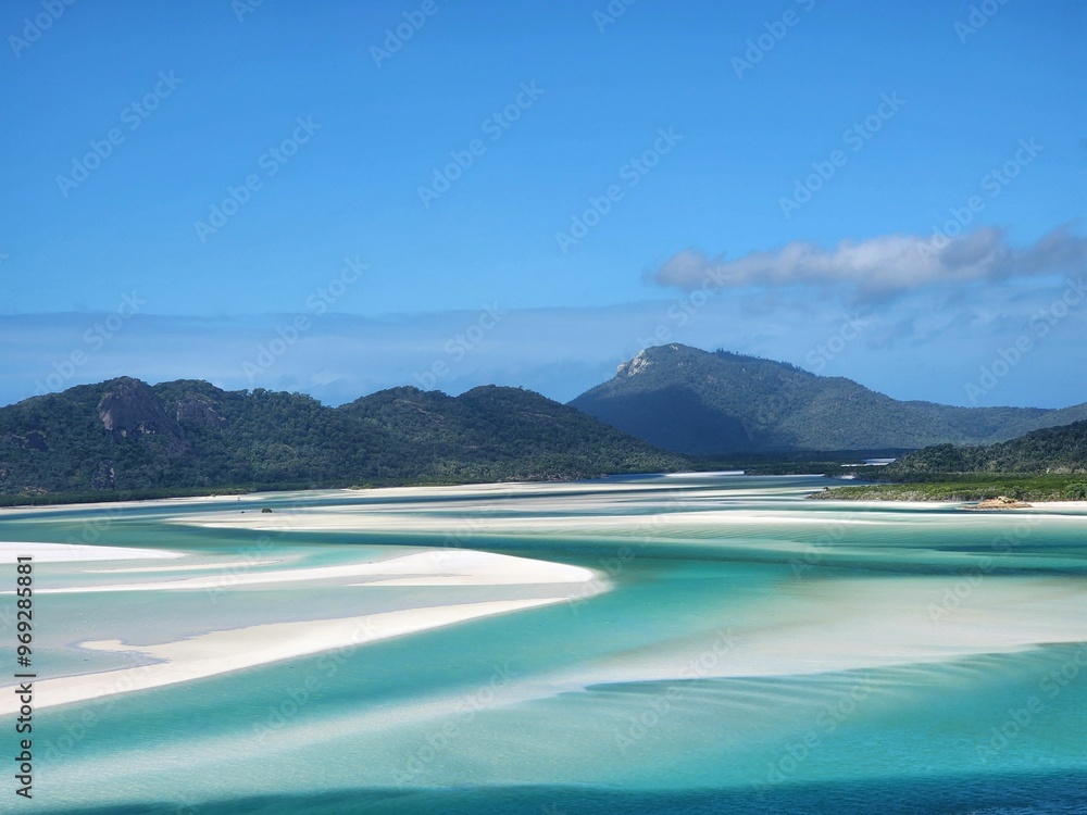 Canvas Prints Stunning view of Whitehaven Beach in the Whitsunday Islands, Australia