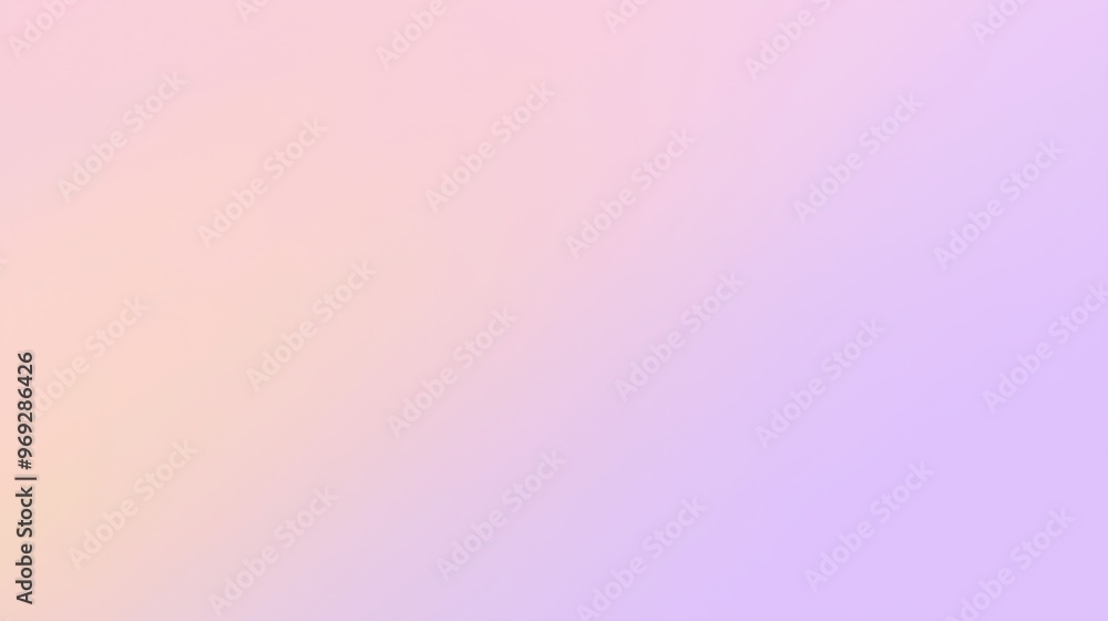 Poster a soft pastel gradient transitioning from peach to soft lavender, creating a calm and inviting wallp