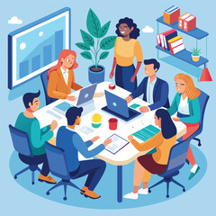 Business Conference, Office work, meeting  in the Office