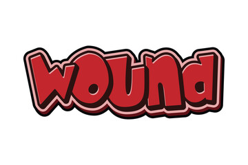 elegant design 3d text effect word 