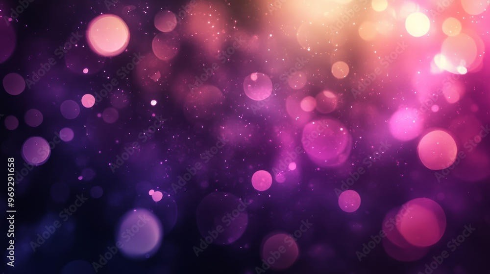 Poster blurred gradient background design. abstract purple background with bokeh