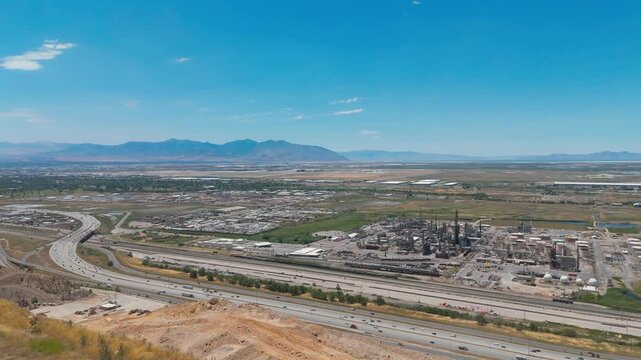 Electric station with the famous Ridge neighborhood by Toll Brothers in NSL, Utah.