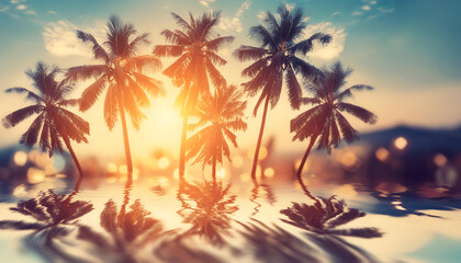 palm tree on the beach