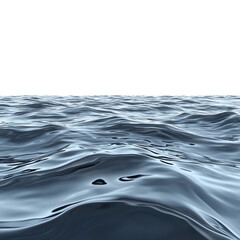 Serene seascape of calm ocean waves under a clear sky, capturing the tranquility and beauty of nature in perfect balance and harmony.