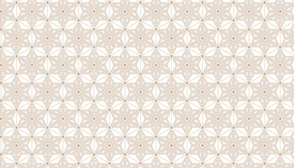 和柄（麻の葉）。日本の伝統模様、シームレスなパターン。シンプルな幾何学模様。