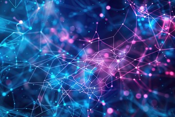 Obraz premium A cluster of colorful LED lights captured in a tight shot