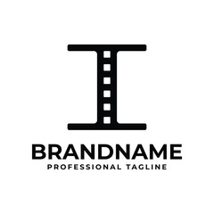 Letter I Film Logo, Perfect for Movie or Cinema Production Studios