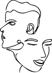 Beauty women line art luxury creative flower beauty skin care minimalist logo design