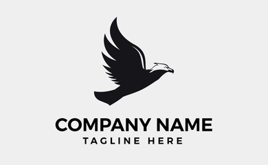 Eagle Bird Logo design, Logo design idea and Vector Template design.