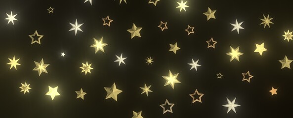 A glittering night sky filled with twinkling stars