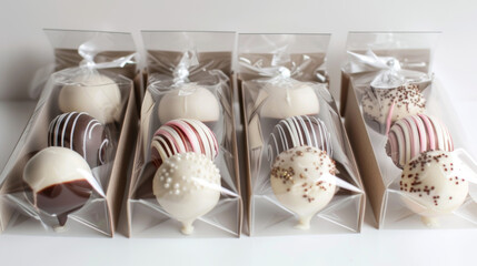 Cake Pop Packaging: Boxes, bags, and wraps for packaging cake pops for sale or gifting