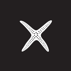 Obraz premium Starfish in cartoon, doodle style . Image for t-shirt, web, mobile apps and ui. Isolated 2d vector illustration in logo, icon, sketch style, Eps 10, black and white. AI Generative
