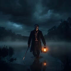 Obraz premium The Shadowed Path