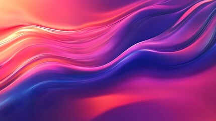 Fototapeta premium Abstract gradient background shifting from deep purple to vibrant pink in a smooth, fluid transition.