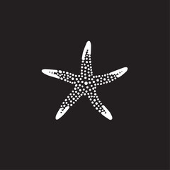Obraz premium Starfish in cartoon, doodle style . Image for t-shirt, web, mobile apps and ui. Isolated 2d vector illustration in logo, icon, sketch style, Eps 10, black and white. AI Generative