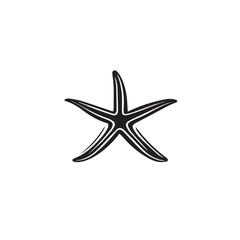 Starfish in cartoon, doodle style . Image for t-shirt, web, mobile apps and ui. Isolated 2d vector illustration in logo, icon, sketch style, Eps 10, black and white. AI Generative