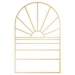 Boho Linear Window