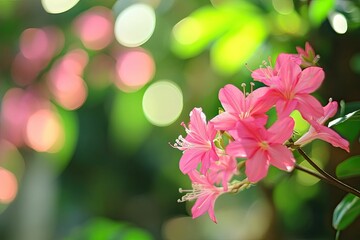 flowers blooming on a tree.