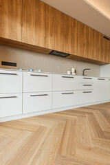 Nowoczesna zabudowa w kuchni © Studio Migafka