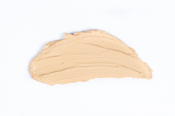 Foundation Stroke on White Background Top View