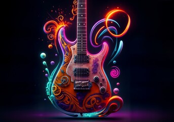 Fototapeta premium guitar 
