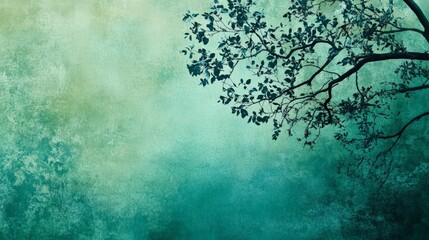 A richly textured green background with hints of teal, capturing the beauty of a deep forest or jungle setting.