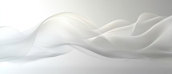 A soft, flowing abstract design with gentle curves and a light color palette.