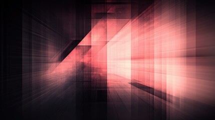 Fototapeta premium Exploring Abstract Technology: A Fusion of Light and Shapes in Modern Digital Art