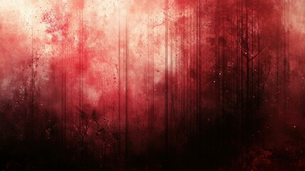 Emotional Depth: An Abstract Exploration of Red Tones and Textured Visuals