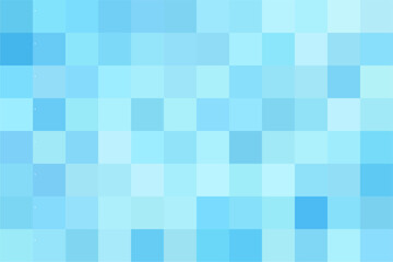 Mosaic blue pixel background. Geometric abstract tile background. 