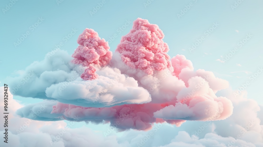 Poster transform your photography with surreal compositions of cloud-based networking hubs floating amidst 