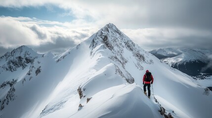 winter snow mountain scenery wallpaper