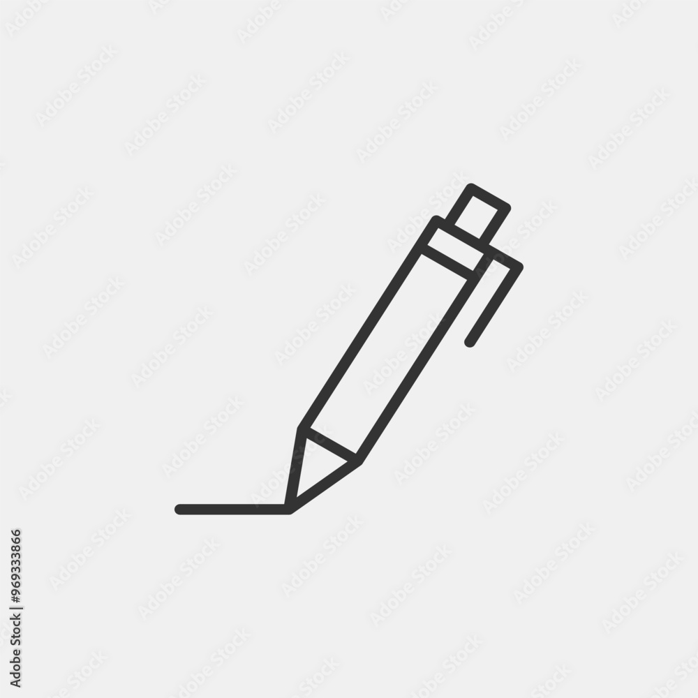Poster back to school liner icon. learning icon for web and mobile app.