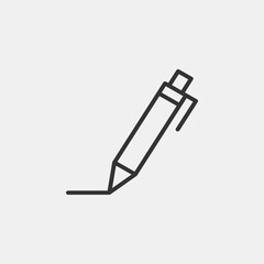 Back to school liner icon. Learning icon for web and mobile app.