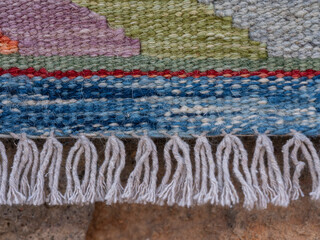 texture of a beautiful carpet