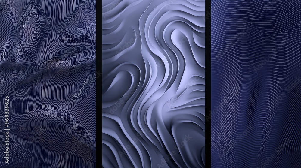 Poster abstract line patterns with subtle gradients, creating a modern and sophisticated background.