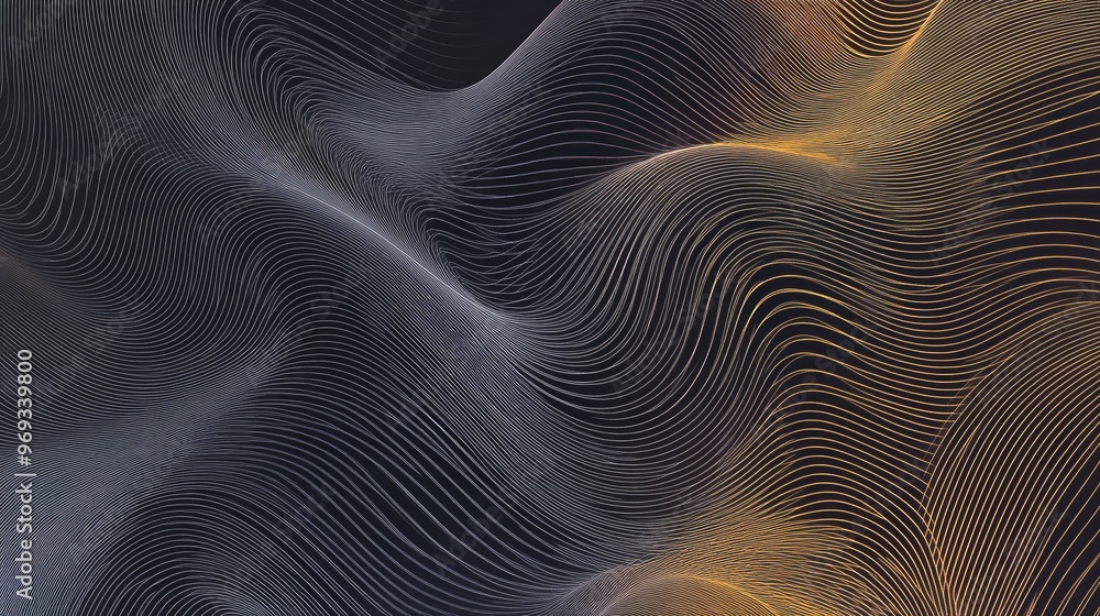 Poster abstract line patterns with subtle gradients, creating a modern and sophisticated background.