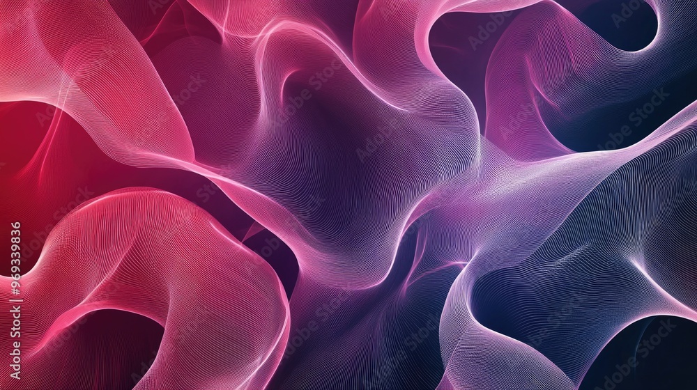 Poster abstract line patterns with subtle gradients, creating a modern and sophisticated background.