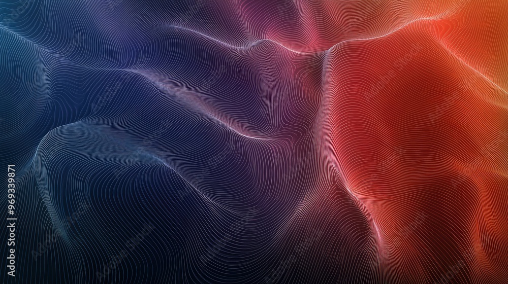 Poster abstract line patterns with subtle gradients, creating a modern and sophisticated background.