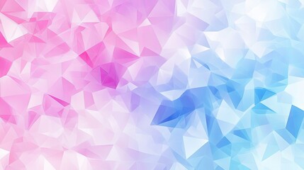 Obraz premium Abstract polygonal patterns with soft pastel colors, creating a modern and stylish background.