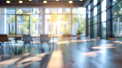 Office blurred background illustration generated by ai