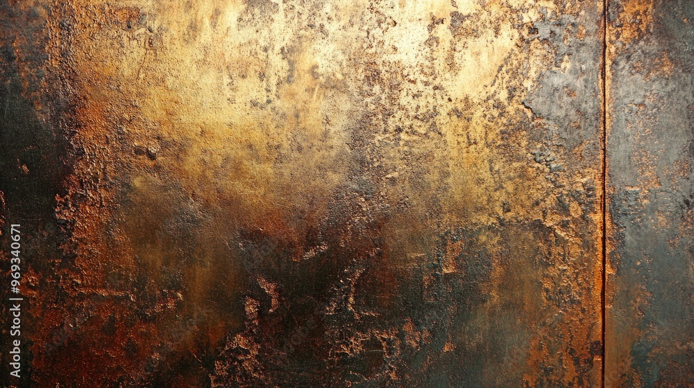 Poster abstract texture with a metallic finish, creating a modern and industrial background.