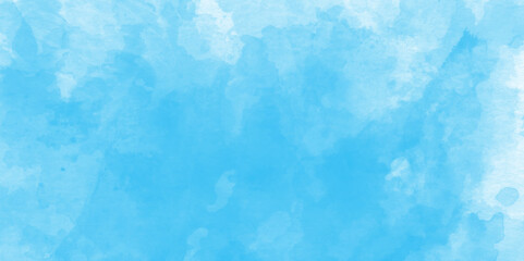  light sky blue watercolor background with stains, Creative vintage light sky blue grunge texture watercolor canvas with stains, Vintage and old looking soft sky blue paper background.