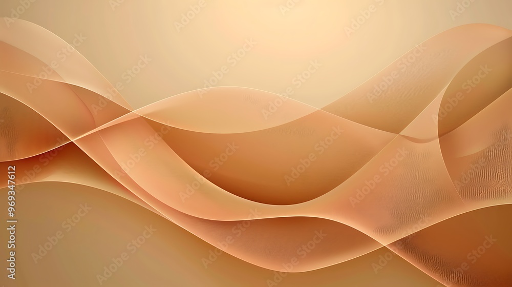 Poster Brown Colour Abstract Background with Simple and Elegant Design